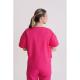 Bluza medyczna damska oversize Magenta L