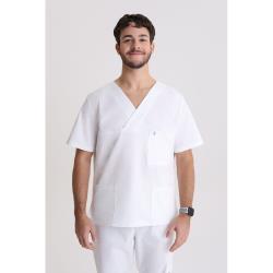 Bluza medyczna męska klasyczna Optic White XL