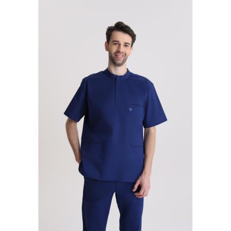 Bluza medyczna męska ze stójką Just Navy S
