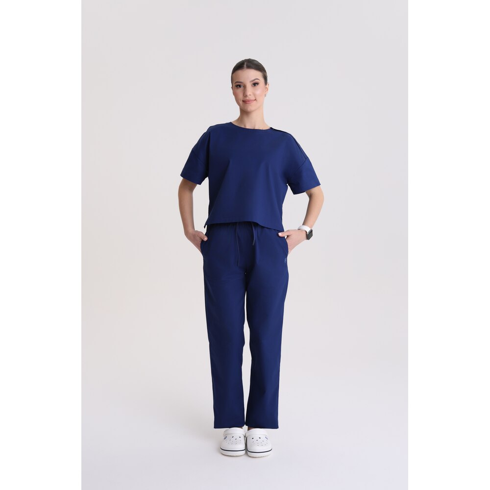 Spodnie medyczne damskie stright-leg Just Navy XL