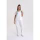 Spodnie medyczne damskie stright-leg Optic White S