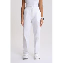 Spodnie medyczne damskie stright-leg Optic White XXL