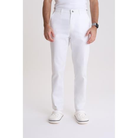 Spodnie medyczne męskie klasyczne Optic White S