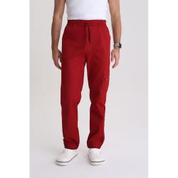 Spodnie medyczne męskie jogger Red Wine S