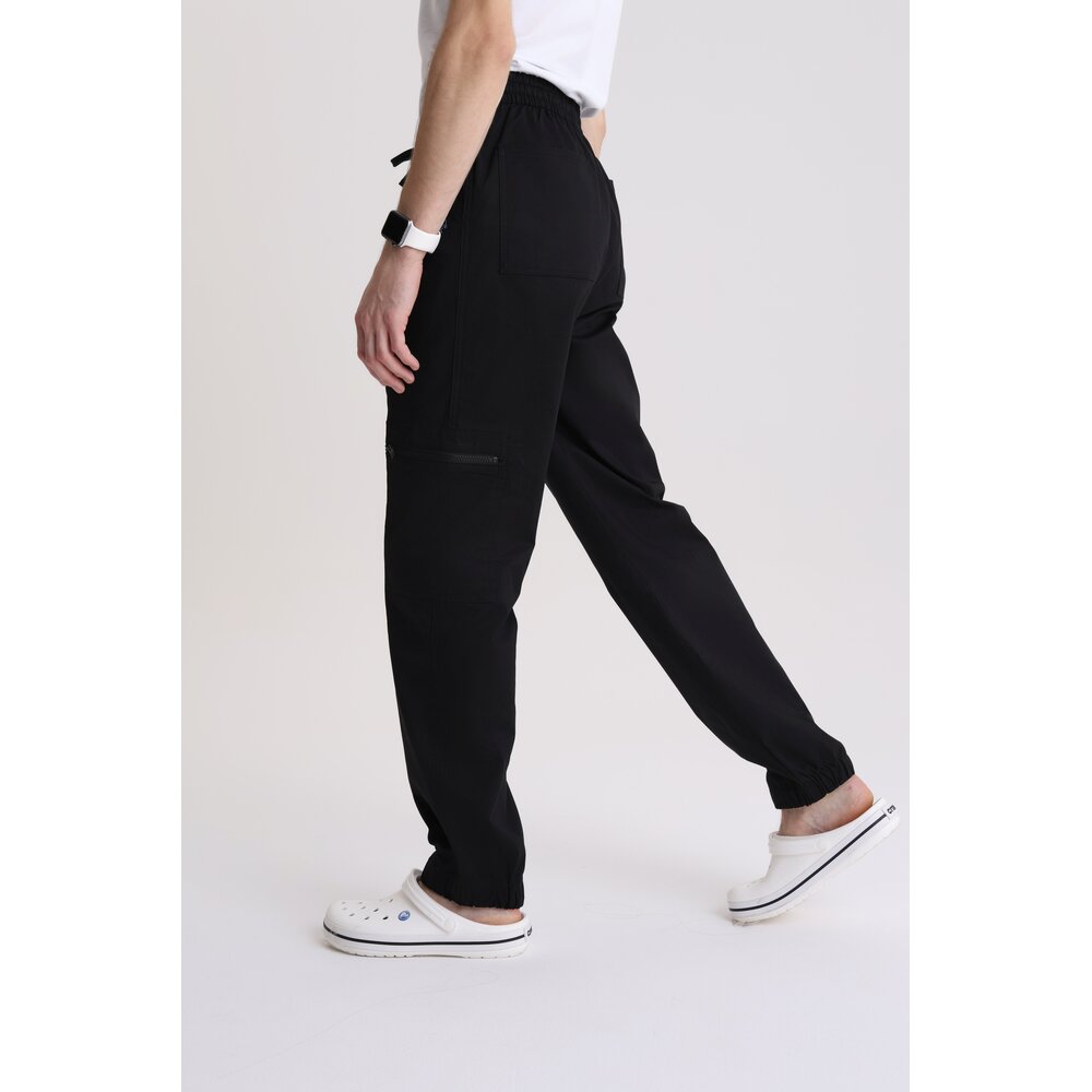 Spodnie medyczne męskie jogger Totally Black S