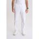 Spodnie medyczne męskie jogger Optic White M