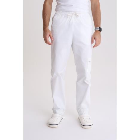 Spodnie medyczne męskie jogger Optic White XL