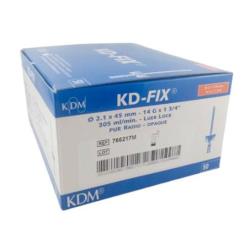 Kaniula dozylna pomaranczowa wenflon KD-Fix  PUR 2,1x45 mm 14G, 1 szt 