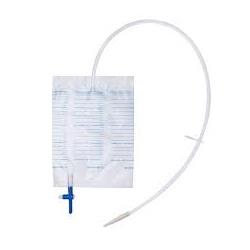 Worek do zbiórki moczu 2L, dobowy, dren 90 cm - sterylny, 10 szt.