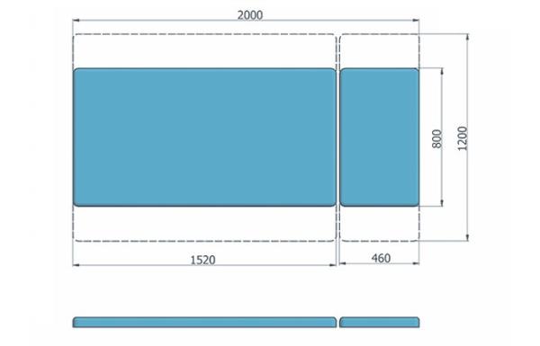 Stół rehabilitacyjny JSR1 B