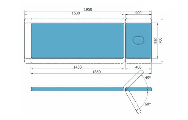 Kozetka lekarska NORMA 