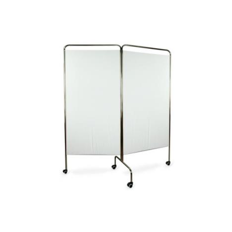 Parawan chromowany dwuczęściowy