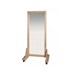 Lustro korekcyjne - drewniane 