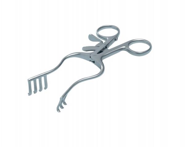 Rozwieracz do ran WEITLANER, ostry, zęby 3x4, dł. 13 cm