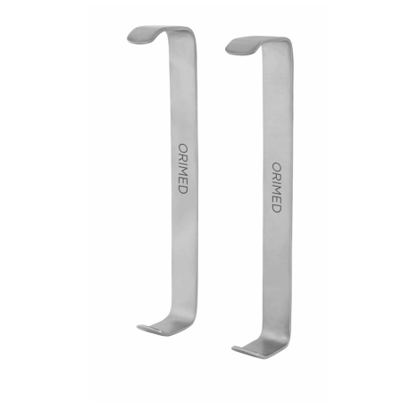 Hak chirurgiczny Farabeuf dł.15 cm, wym. 24x16mm, 28x16mm,  komplet 2 szt.