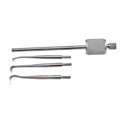 Zbijak ciężarkowy z trzema końcówkami