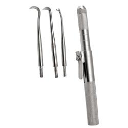 Zbijak do koron automat trójstopniowy, komplet z trzema końcówkami