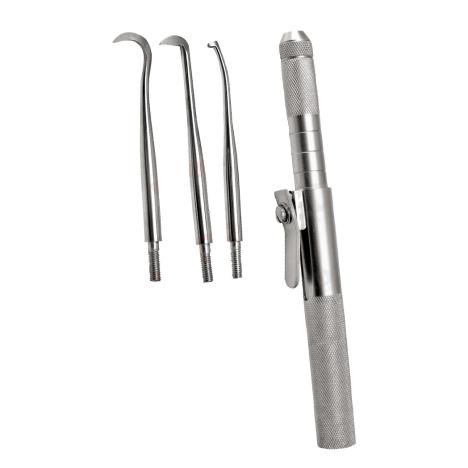 Zbijak do koron automat trójstopniowy, komplet z trzema końcówkami