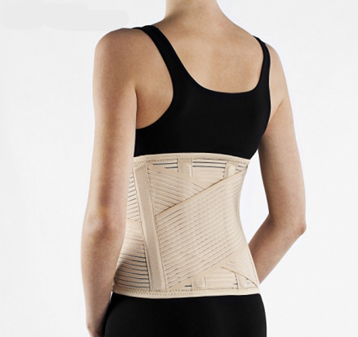 Gorset stabilizująco-unieruchamiający z pasami dociągowymi