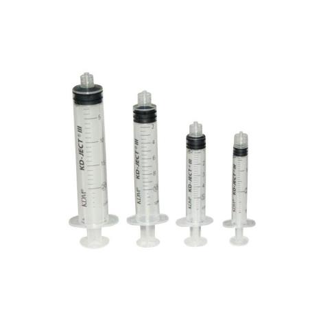 Strzykawka sterylna  3-częściowa Luer Lock KD-JECT III - 10 ml, 100szt.