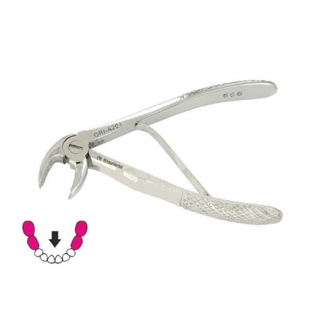 Kleszcze Berten do zębów mlecznych 12 cm / DOLNE TRZONOWCE