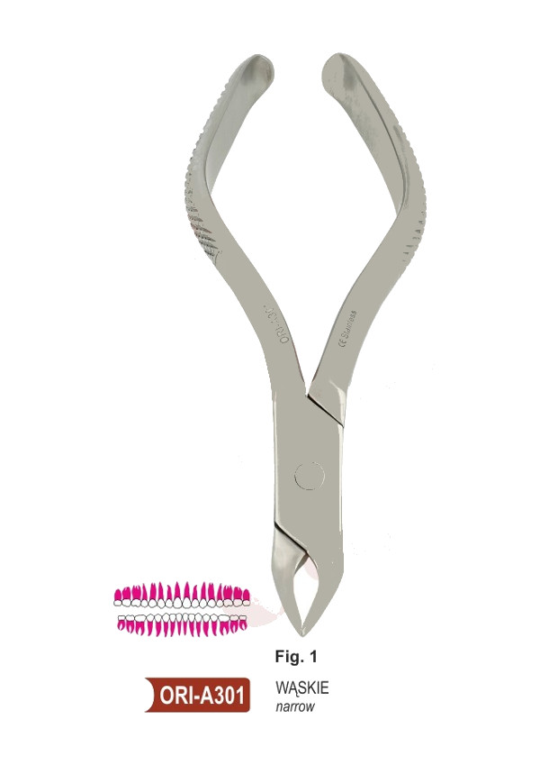 Kleszcze Meissner komplet 3 szt. (fig. 1, 2, 2)