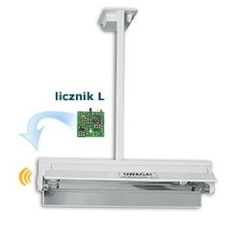 Lampa bakteriobójcza bezpośredniego działania 15W, z licznikiem, sufitowe, 1 promiennik