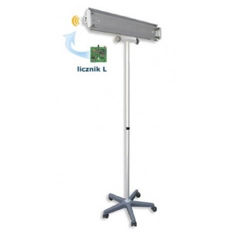 Lampa bakteriobójcza bezpośredniego działania 60W, z licznikiem,statyw, 2 promiennik