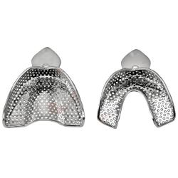 Łyżka wyciskowa pełna z rantem, perforowana, dół, fig. XL (L2)