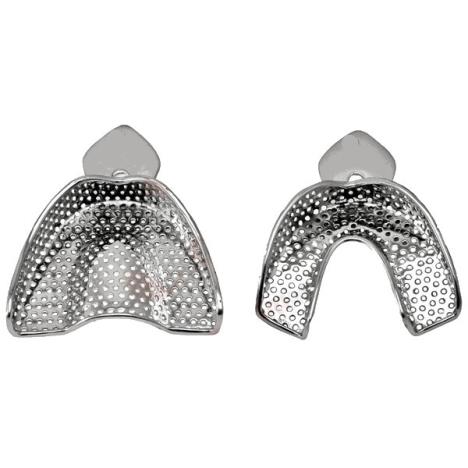 Łyżka wyciskowa pełna z rantem, perforowana, dół, fig. L (L3)