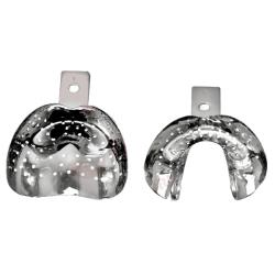 Łyżka wyciskowa częściowe bezzębie, perforowana, dół, fig. 3