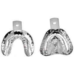 Łyżka wyciskowa całkowite bezzębie, perforowana, dół, fig. 3