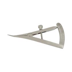 Miarka implantologiczna Castroviejo, wygieta, dł 9 cm