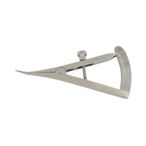 Miarka implantologiczna Castroviejo, wygieta, dł 9 cm