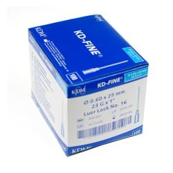 Igły iniekcyjne KD -  Fine j.u. 0,6 x 25 mm - 100 szt.