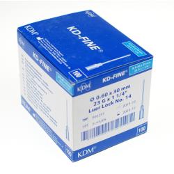 Igły iniekcyjne KD -  Fine j.u. 0,6 x 30 mm - 100 szt.