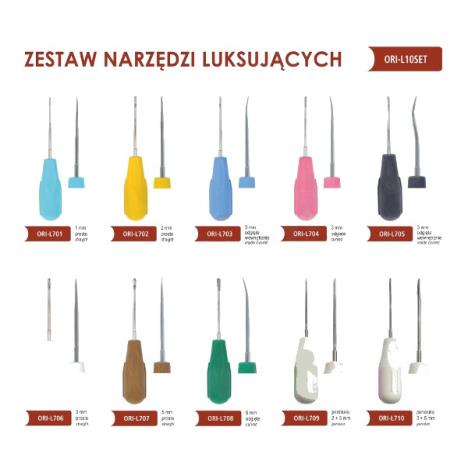 Narzędzia luksujące zestaw 10 szt.