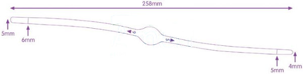 Rozszerzacz 5/6 mm (hegar), dwustronny , jednorazowy, sterylny