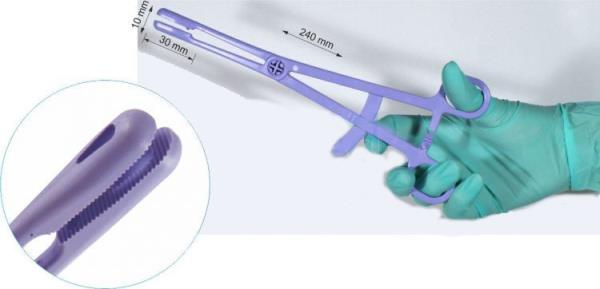 Kleszczyki opatrunkowe (okienkowe), jednorazowe, sterylne