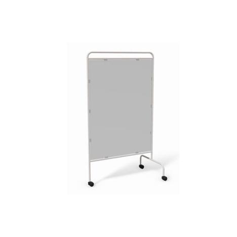 Parawan metalowy jednoczęściowy z płytą PCV