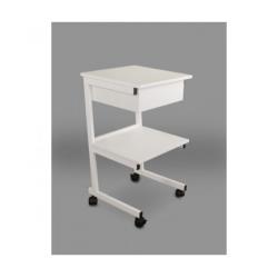 Stolik pod aparaturę metalowy II półki + szuflada