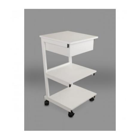 Stolik pod aparaturę metalowy III półki + szuflada