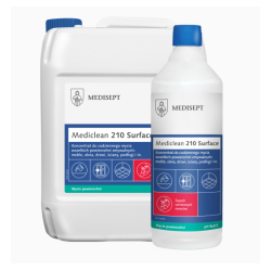 Mediclean 210 Surface Preparat do mycia powierzchni zmywalnych -5L (czerwone owoce)