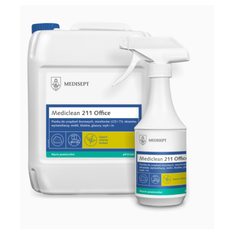 Mediclean 211 Office Pianka do mycia powierzchni wodoodpornych - 5L