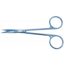 Nożyczki oczne, zakrzywione, tępe końcówki (9-602)