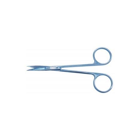 Nożyczki oczne, zakrzywione, tępe końcówki (9-602)