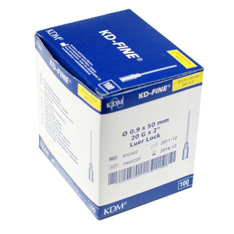 Igły iniekcyjne KD -  Fine j.u. 0,9 x 50 mm - 100 szt.