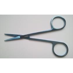 Nożyczki oczne, proste, tępe końcówki (9-604)