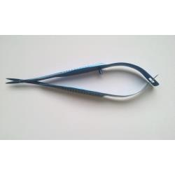 Nożyczki Vannas, proste, ostre spiczaste końcówki (9-813)