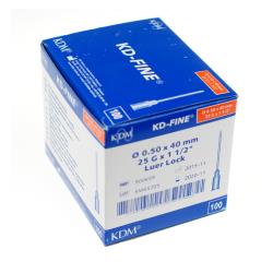 Igły iniekcyjne KD - Fine j.u. 0,5 x  40 mm - 100 szt.